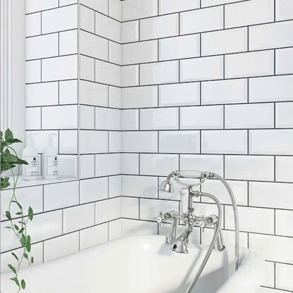 Metro White Matt 10x20cm - Metro Tiles