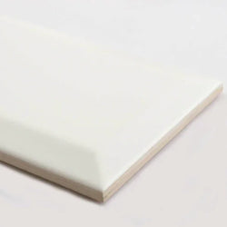 New York Metro Cotton White Matt Wall Tiles - Metro Tiles
