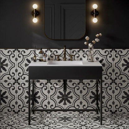 Paris Patterned Wall And Floor Tiles 25x25cm - Metro Tiles