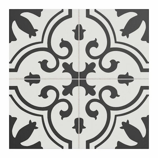 Paris Patterned Wall And Floor Tiles 25x25cm - Metro Tiles