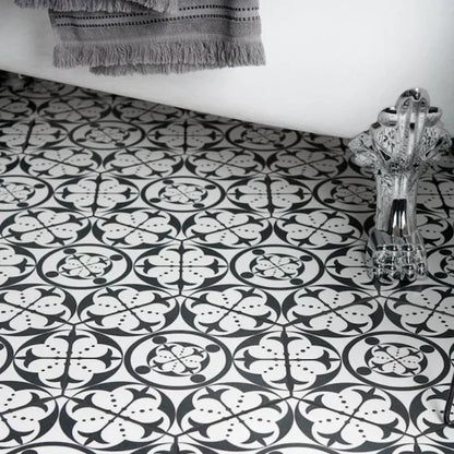 Parisian Ink Black Hexagon Tiles - Metro Tiles