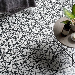 Parisian Ink Black Hexagon Tiles - Metro Tiles
