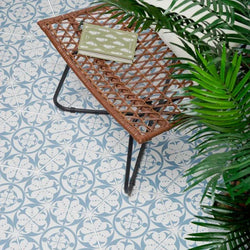 Parisian Med Blue Hexagon Tiles - Metro Tiles