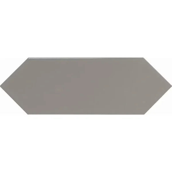 Picket Charcoal Grey Gloss Wall Tiles - Metro Tiles