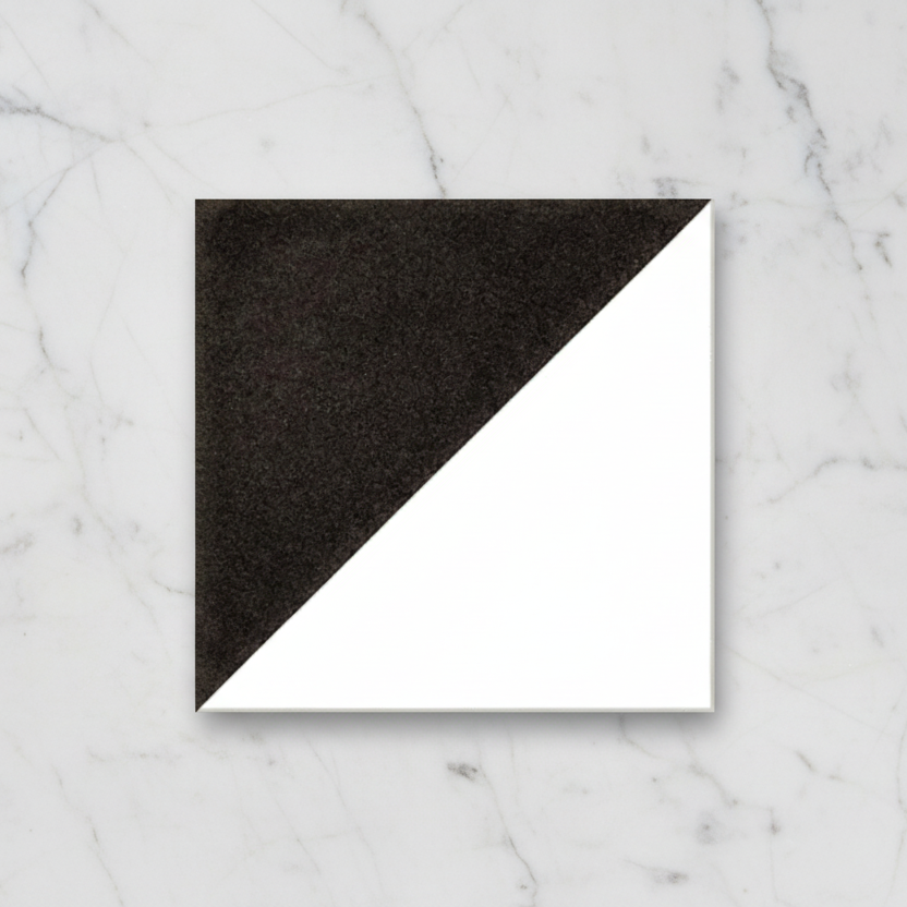 Retro Black Feature Tiles 20x20cm - Metro Tiles
