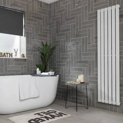 Rio Storm Grey Gloss Wall Tiles 7.5x30cm - Metro Tiles