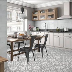 Salisbury Slate Grey Patterned Tiles - Metro Tiles